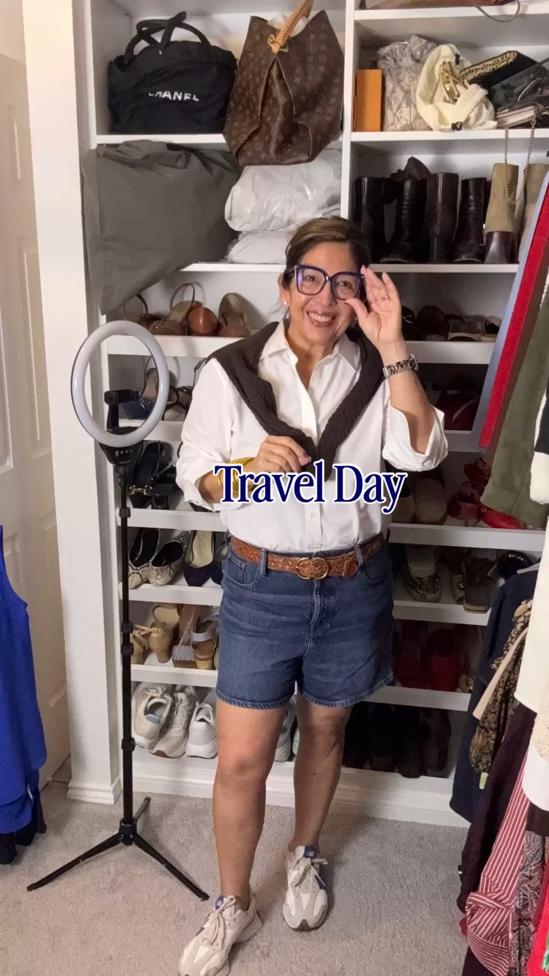 Today is a travel day for me. I am going down to Houston to see a ball game so I wanna be comfortable but still be pulled together. 
Wearing shorts a button down with a cardigan layer and my fave sneakers  ￼￼

#LTKgrwm #LTKootd #LTKTravel