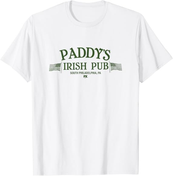 It's Always Sunny in Philadelphia Paddy's Irish Pub T-Shirt | Amazon (US)