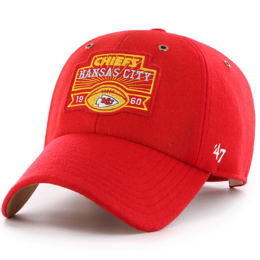 Kansas City Chiefs Stoney Clover Lane x '47 Unisex Field Goal Clean Up Adjustable Hat - Red | Fanatics