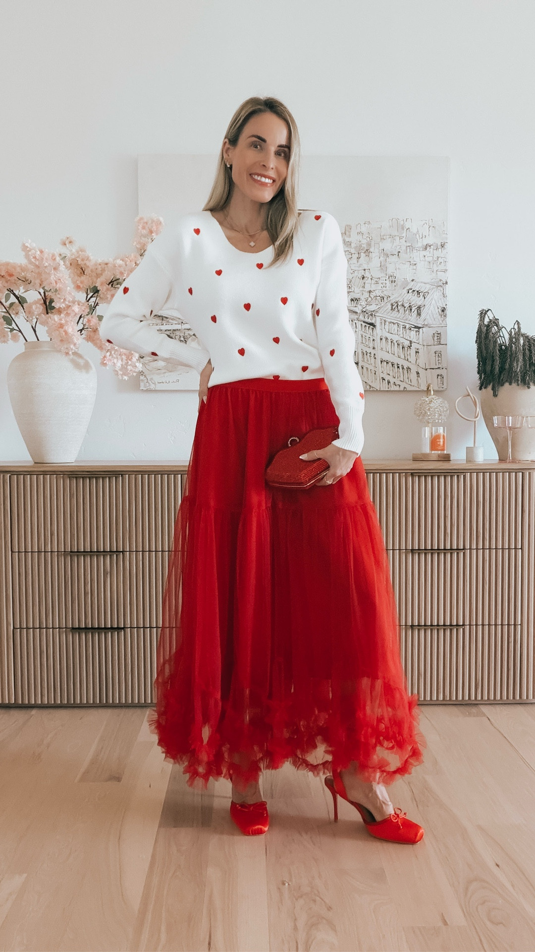 Enjoying the romantic vibe with this heart sweater. Perfect for a playful date night.

#LTKValentine #LTKootd #LTKBeauty