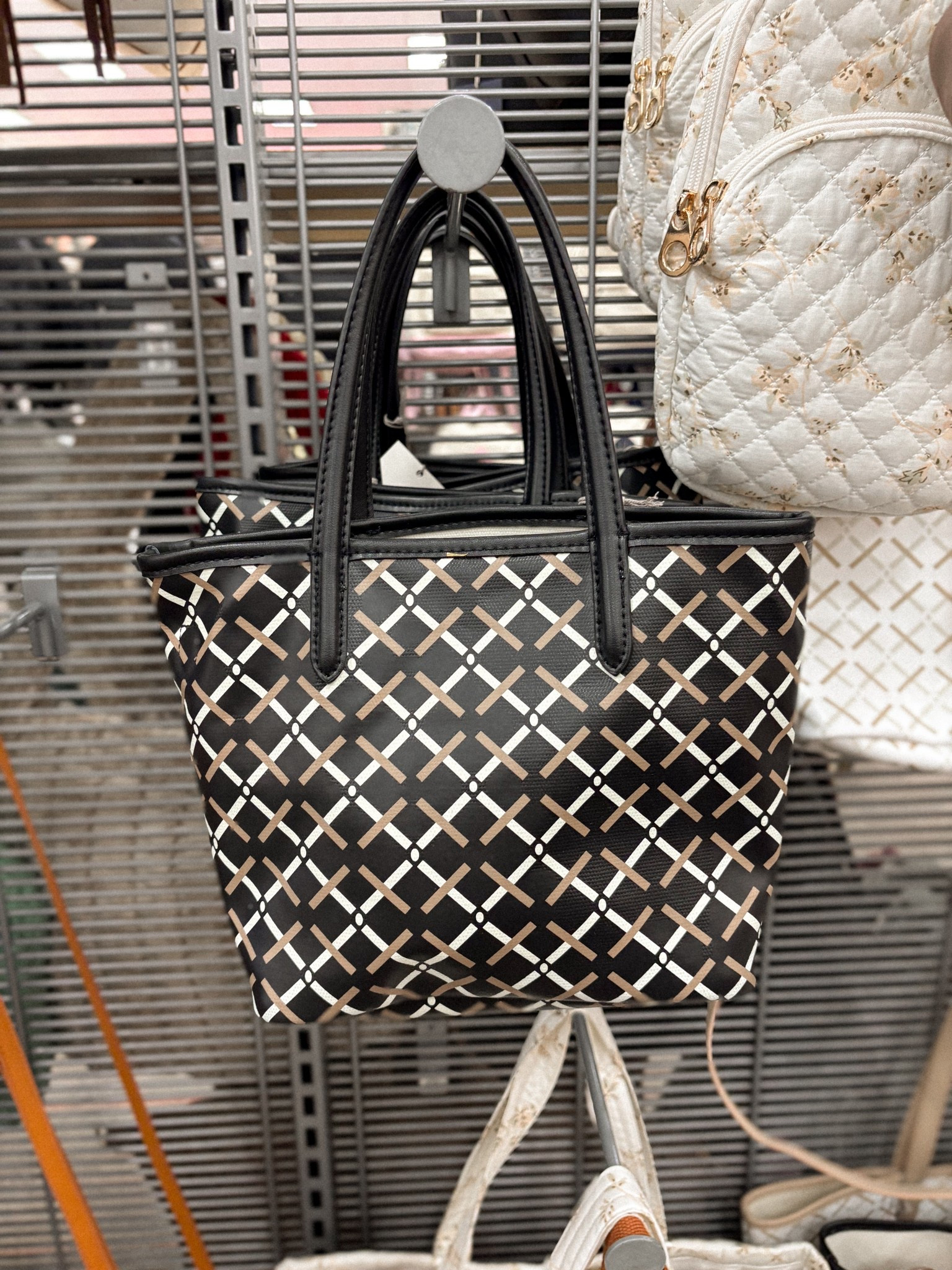 Spotted the perfect Goyard dupe at Target! 🎉 This chic tote comes in two sizes and two colors, making it such a versatile and affordable find. Definitely a must have if you’ve been eyeing the designer look for less!
.
Target finds, designer dupe, tote bags, fall tote, fall accessories, fall outfits, travel tote bags, travel must haves, affordable fashion, affordable bags, target outfit, target style, affordable dupes, mom tote, diaper bag totes, tote bag for mom, toddler mom bag, designer diaper bag

#LTKFindsUnder50 #LTKItBag #LTKFindsUnder100