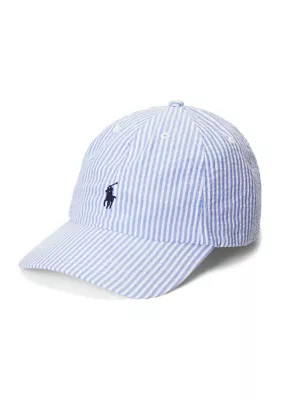 Ralph Lauren Childrenswear Boys 8-20 Cotton Seersucker Ball Cap | Belk