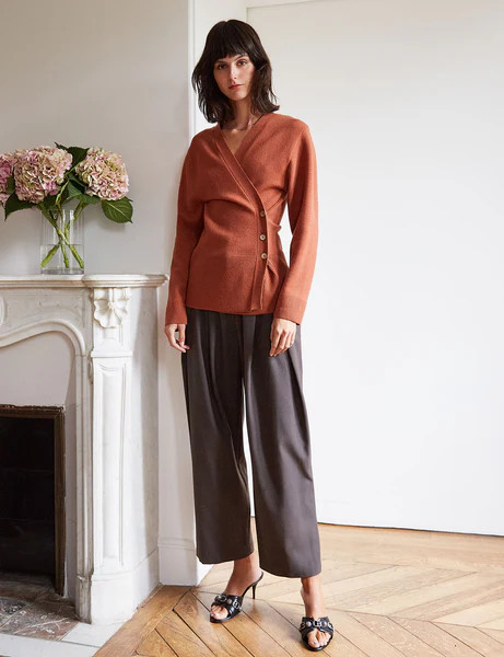 Lou Asymmetric Knit Top | Pixie Market