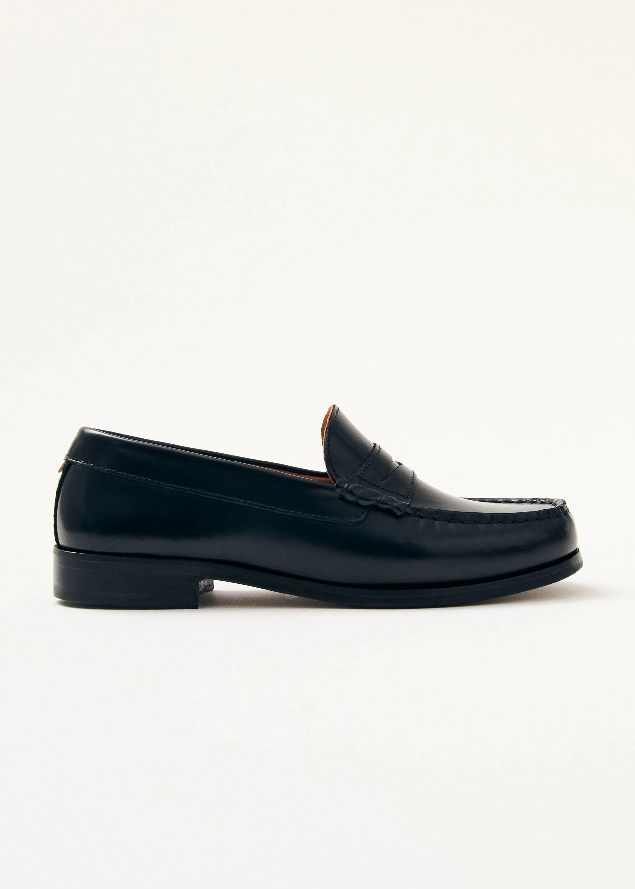 Rivet - Mocassins en cuir noir | ALOHAS | Alohas FR