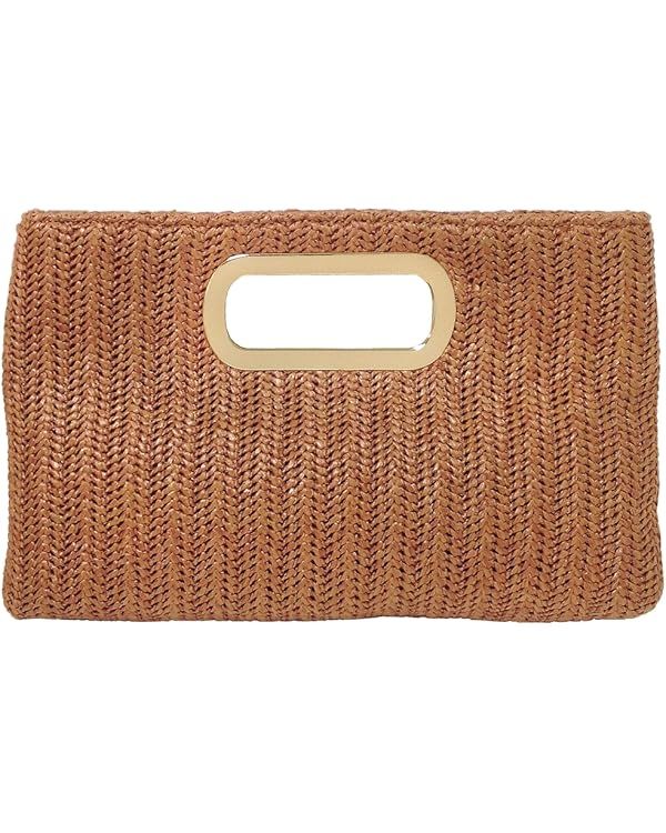 Top Handle Straw Clutch | Amazon (US)