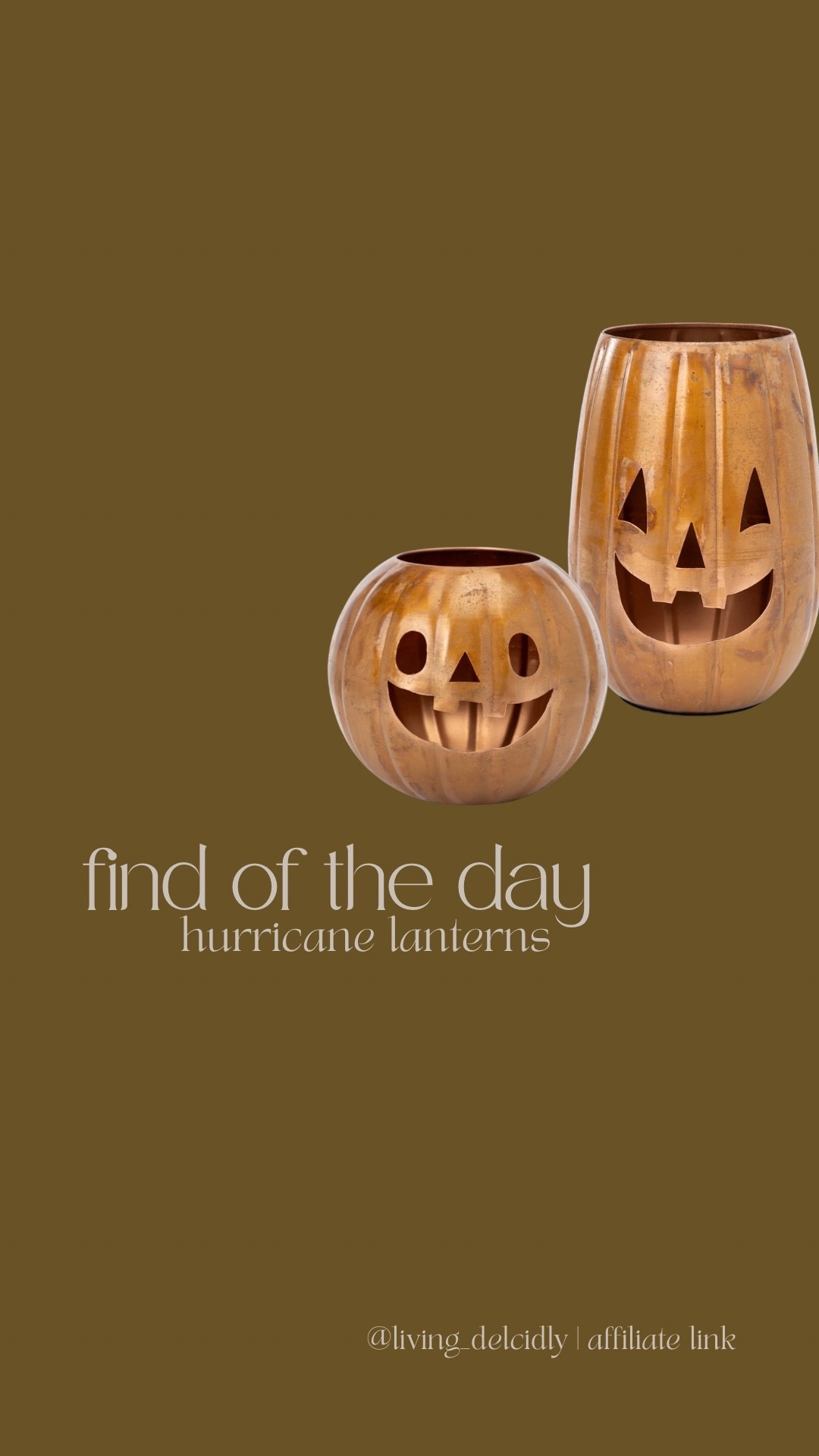 These gorgeous hurricane lanterns give a rustic & almost nostalgic feel to Halloween — I love them for a console table or porch!

Fall decor, fall styling, Halloween decor, outdoor decor, console styling

#LTKHome #LTKSeasonal