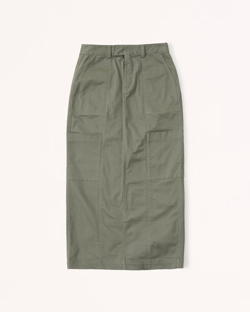 Utility Maxi Skirt | Abercrombie & Fitch (US)