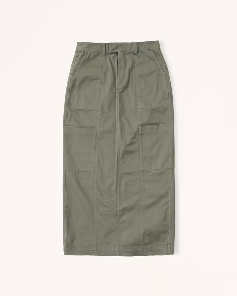 Utility Maxi Skirt | Abercrombie & Fitch (US)