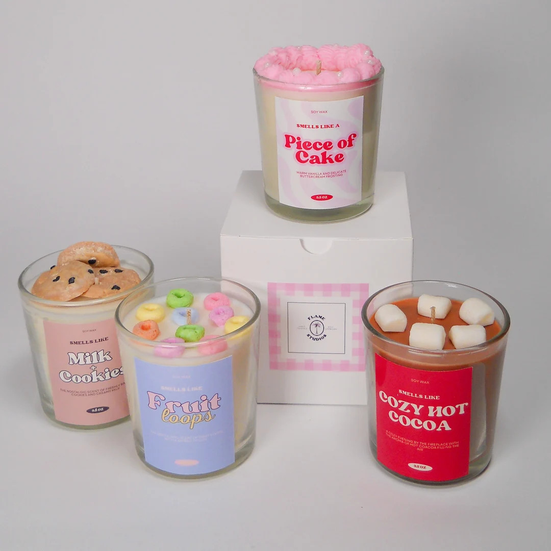 Dessert Candle Boutique Candle Delicious Cute Candles Fake - Etsy | Etsy (US)