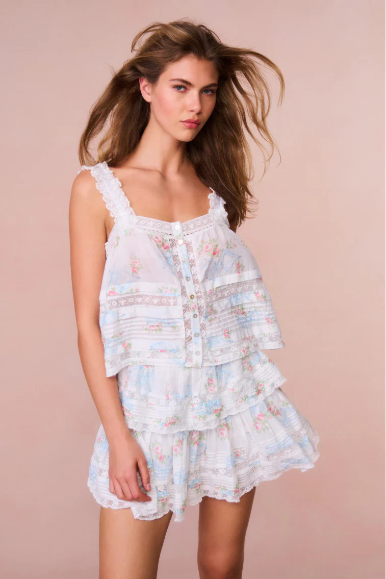 Sully Rosa Beaux Cotton Top | LoveShackFancy