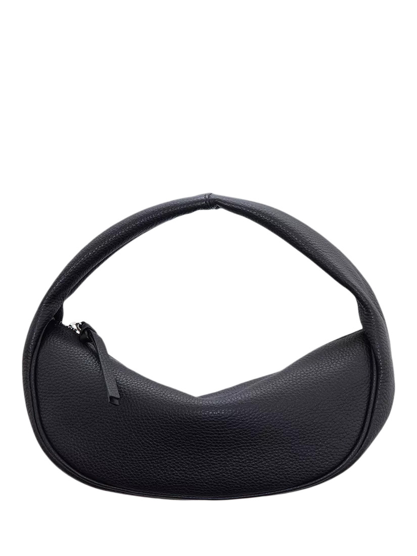 BY FAR Cush Leather Slouch Shoulder Bag | John Lewis (UK)