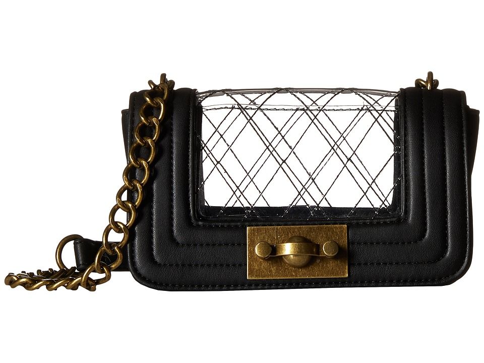 Steve Madden - Bbestie Clear (Black/Clear) Cross Body Handbags | 6pm