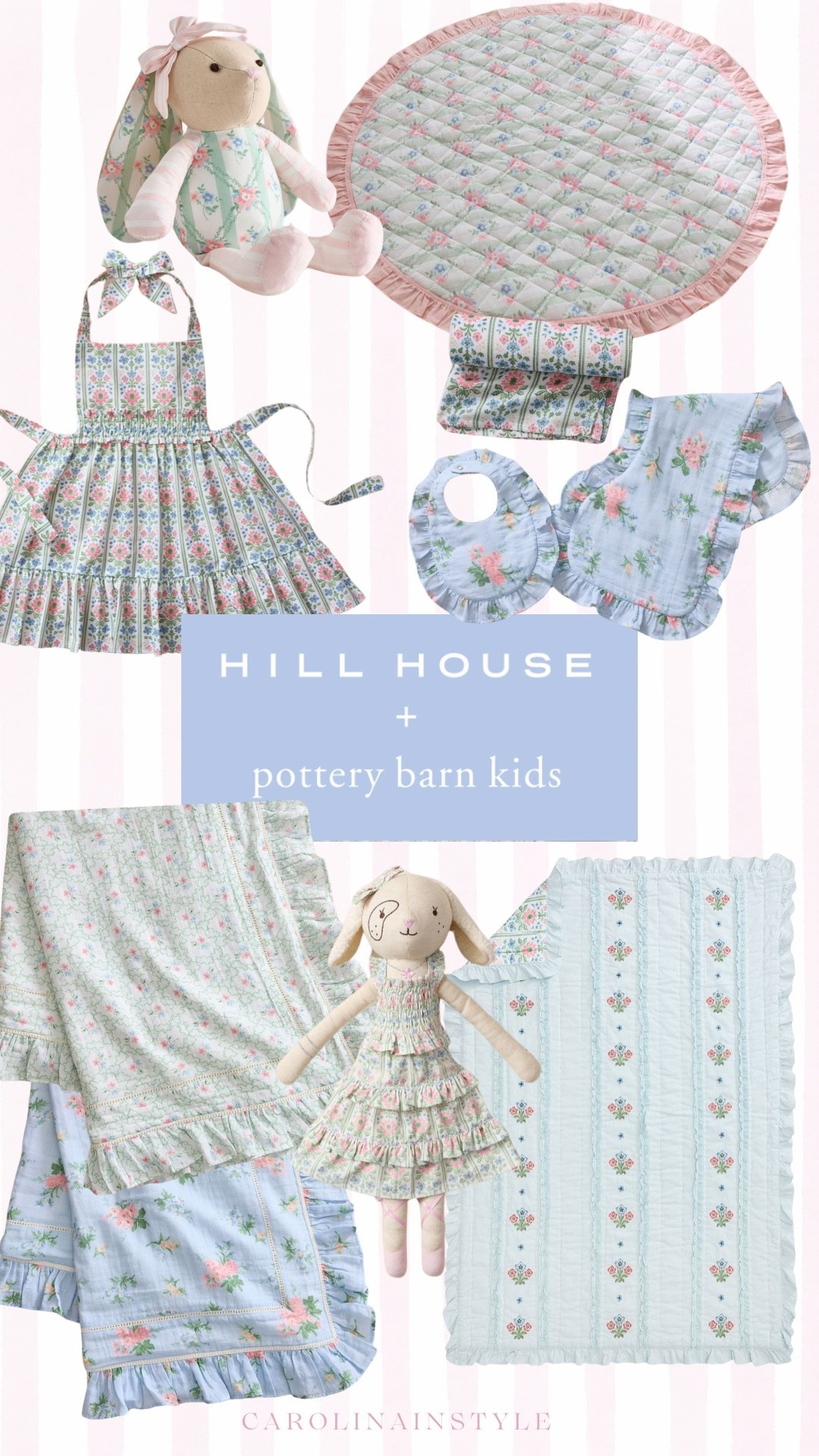 beyond obsessed with this pottery barn kids x hill house home collection 🩷it is absolute perfect 🎀

#LTKHome #LTKKids #LTKBaby