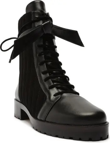 Clarita Quilted Combat Boot | Nordstrom