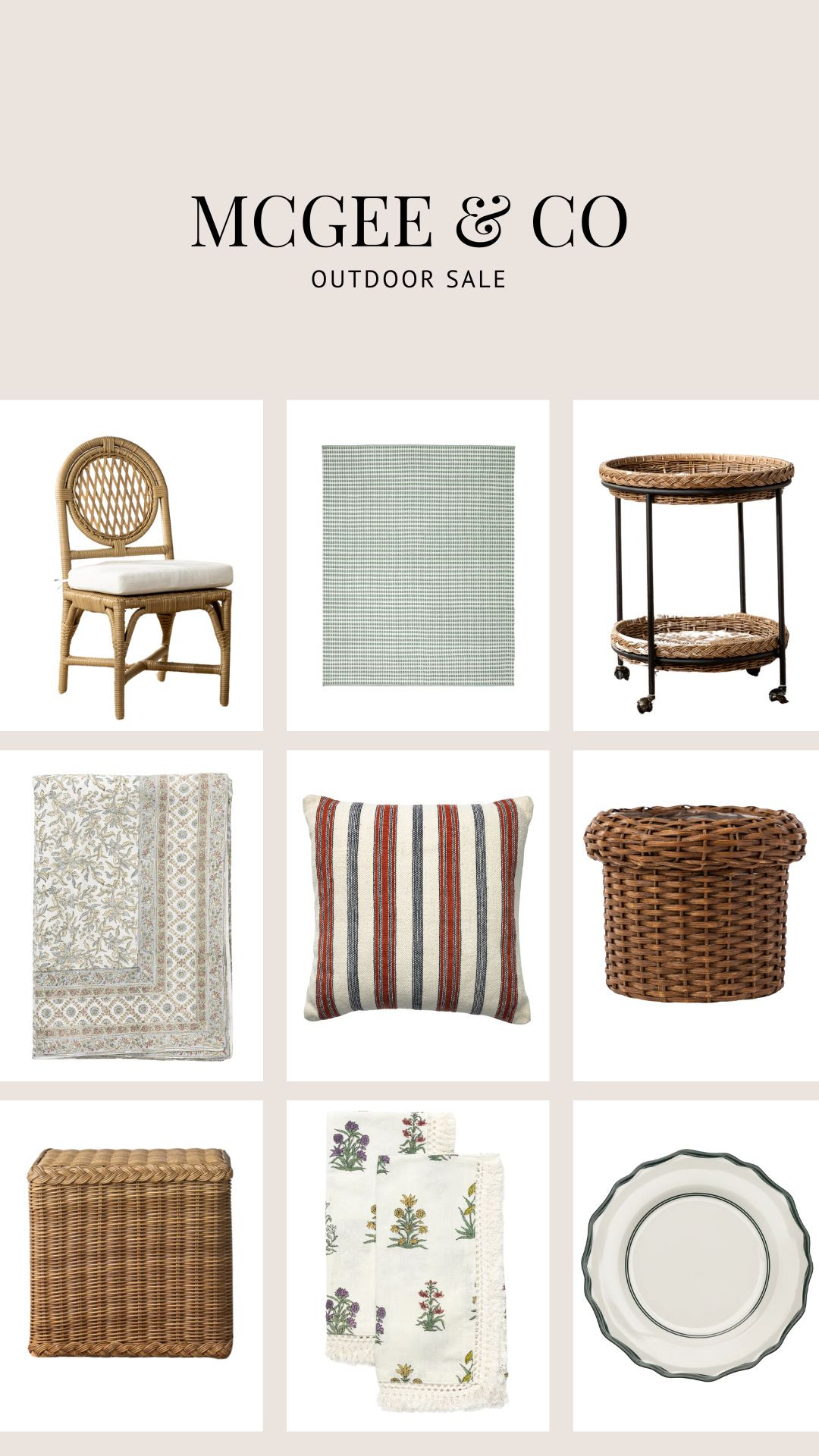 McGee & Co outdoor sale up to 50% off  

 #LTKSummerEdit #LTKSeasonal #LTKSaleAlert