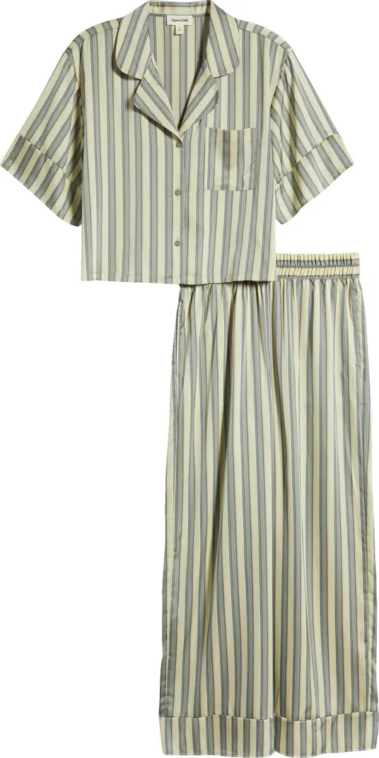 Boxy Everyday Satin Pajamas | Nordstrom
