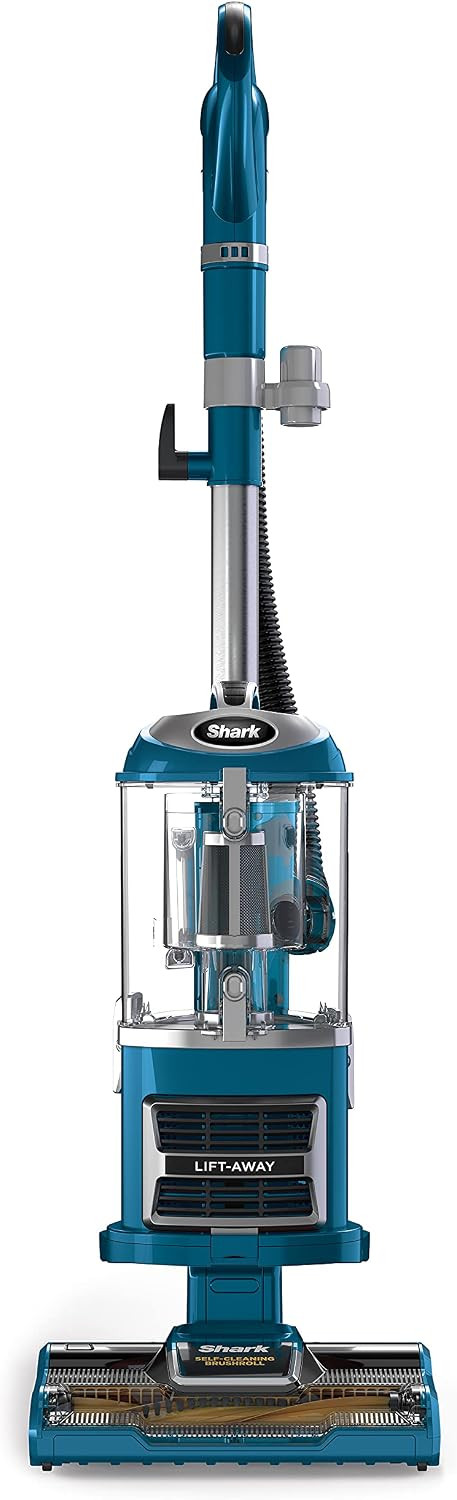 Shark ZU503AMZ Navigator Lift-Away Upright Vacuum with Self-Cleaning Brushroll, HEPA Filter, Swivel Steering, Upholstery Tool & Pet Crevice Tool, Perfect for Pets & Multi-Surface, Teal | Amazon (US)