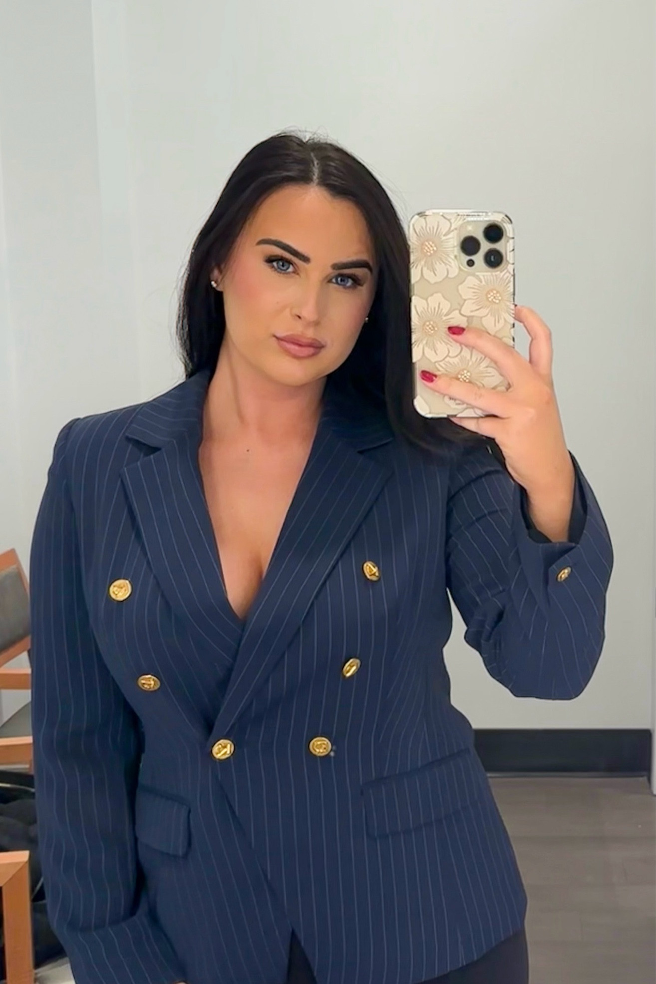 Blazer, workwear, pin striped blazer. 

#LTKWorkwear
