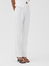 White Tailored Trouser - Charl | 4th & Reckless