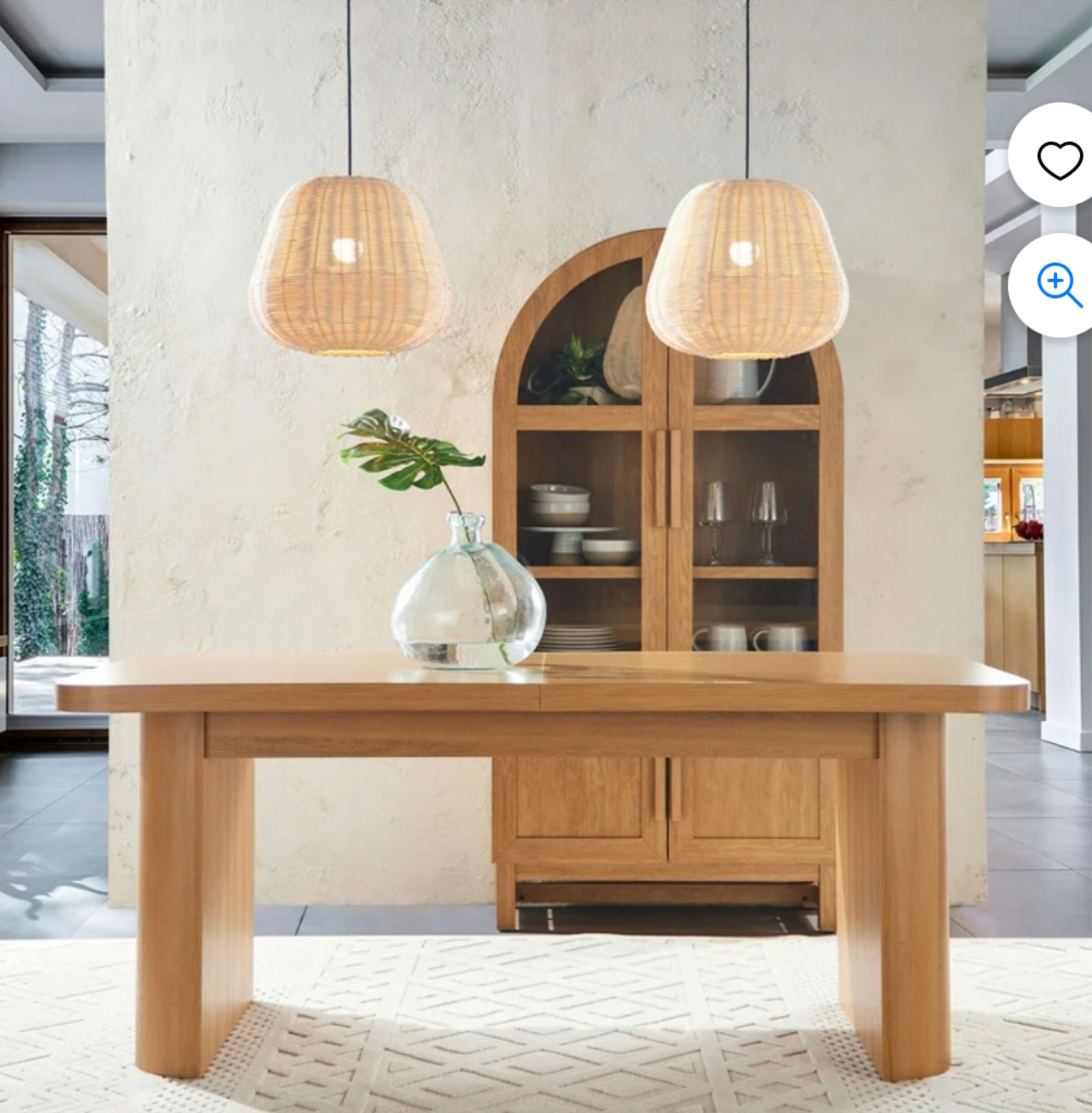 Walmart new release! Gorgeous 72 inch dining table that matches the light honey arched cabinet for $248!! Cannot beat that price! 

#LTKsalealert #LTKhome