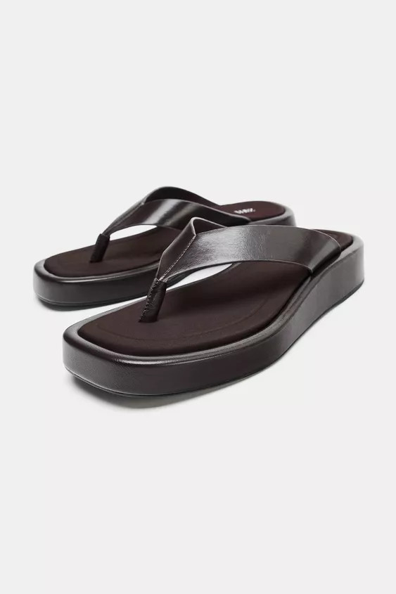 SANDALES PLATES \u00c0 BRIDES | Zara FR