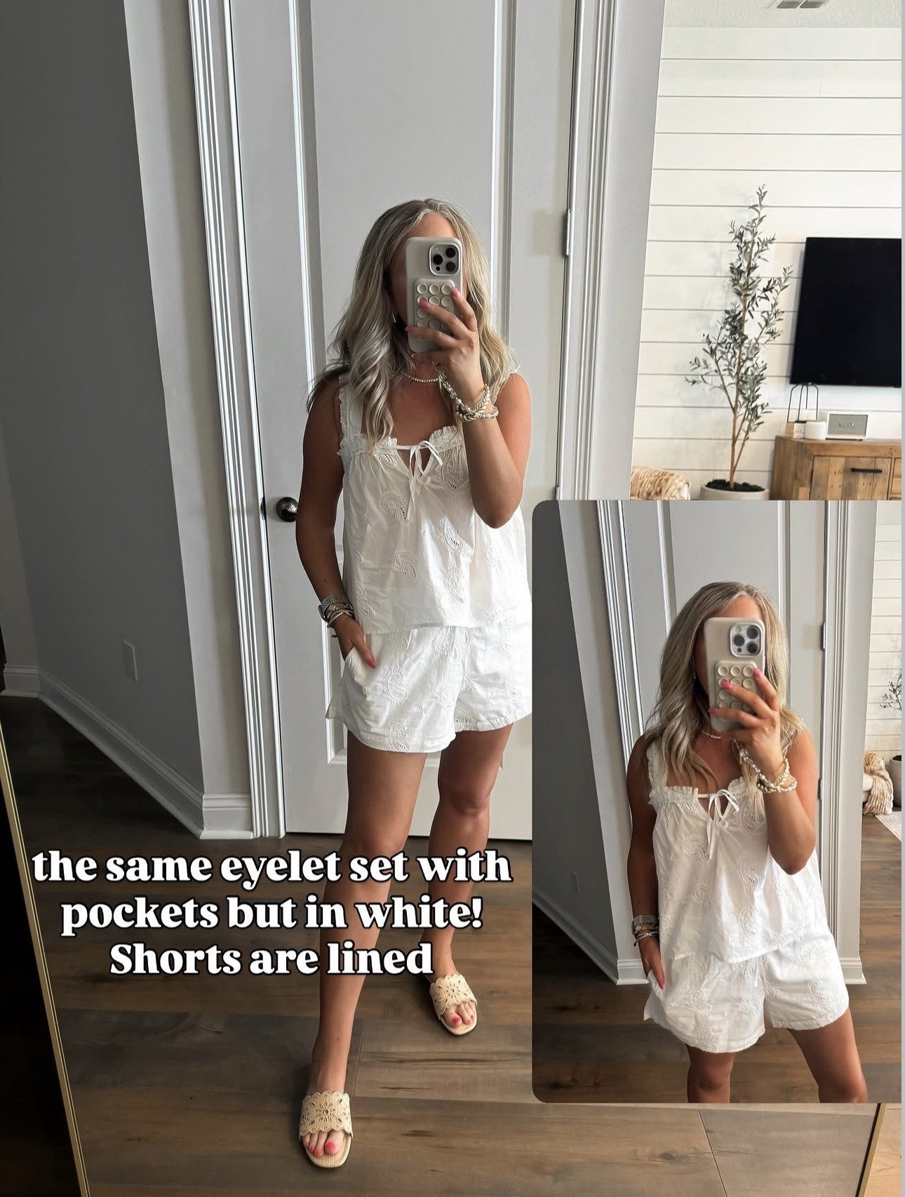 A white matching set is a must for summer. Easily pair with other pieces or wear matching for a go-to throw on and go look!

Target new arrivals, spring style, summer fashion, resort wear, vacation outfits, beach style, cruise fashion, tropical vibes, warm weather outfits, effortless style, breezy fabrics, lightweight outfits, chic vacation looks, poolside style, coastal fashion, island aesthetic, travel wardrobe, getaway outfits, summer essentials, vacation ready, target style, target finds, what I wore, 2026 

 #LTKootd #LTKSeasonal #LTKTravel