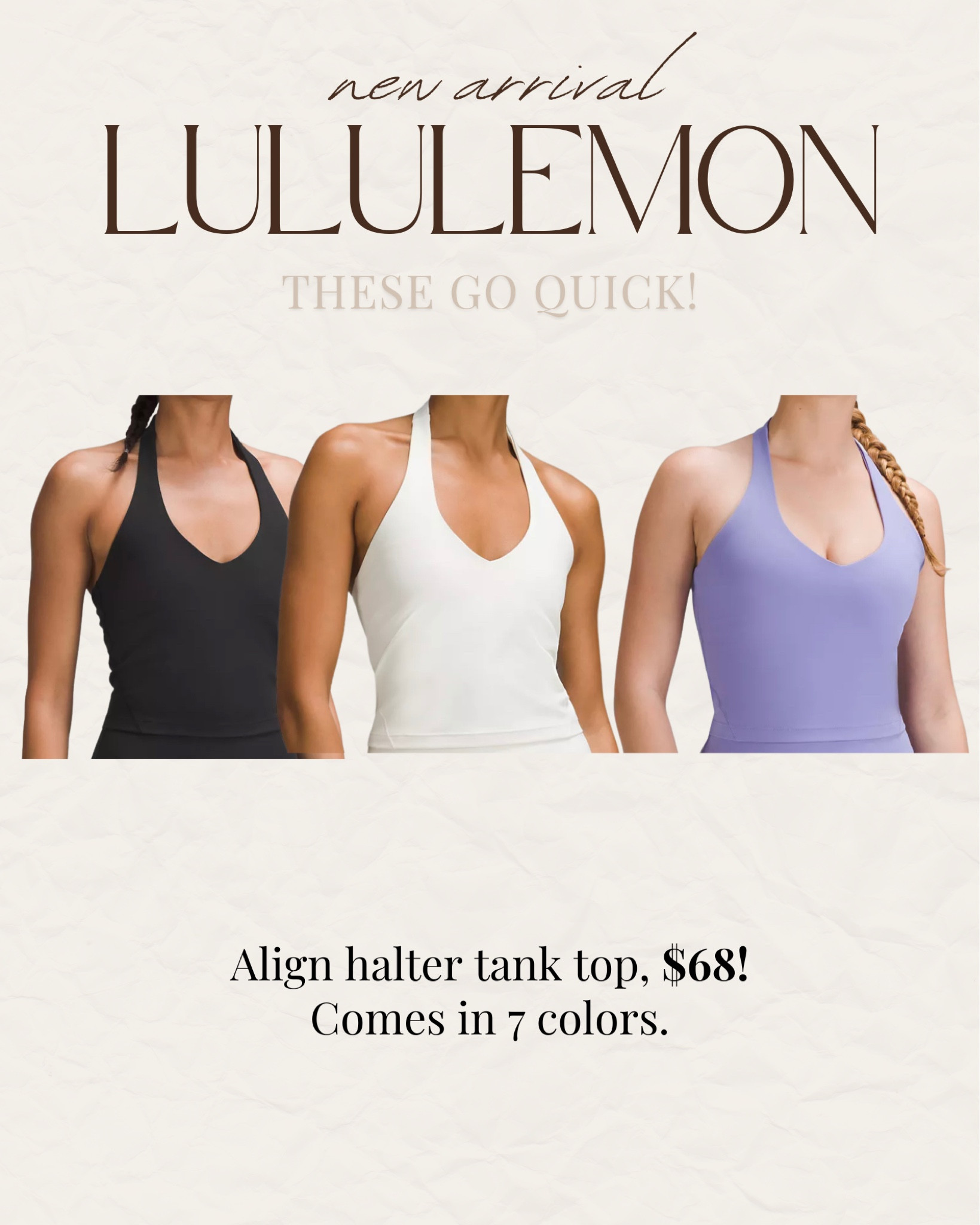 lululemon Align™ Halter Tank Top  Women's Sleeveless & Tank Tops