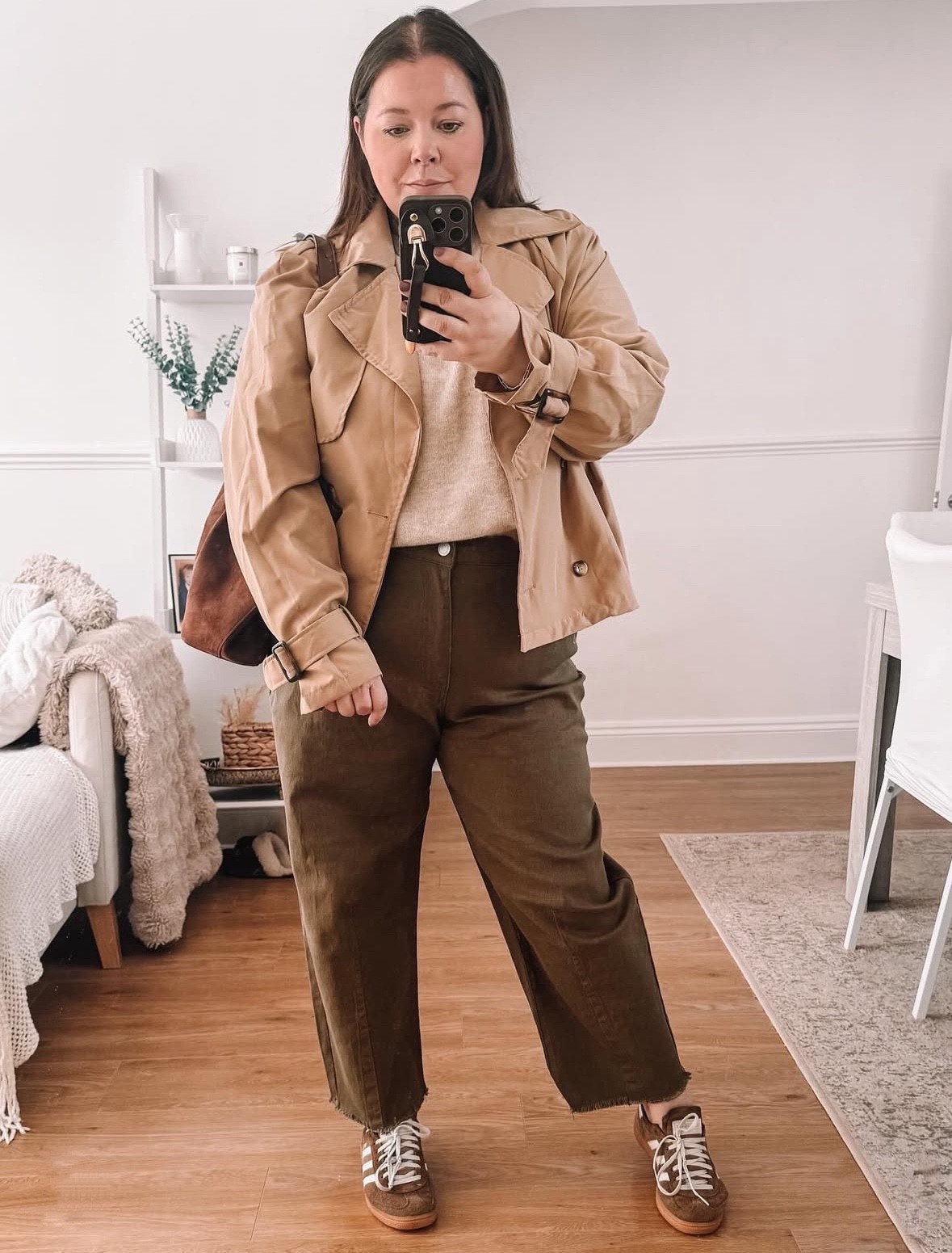 Mid Trench and Barrell Jean Combo for Winter

#LTKwinter #LTKplussize #LTKcurves