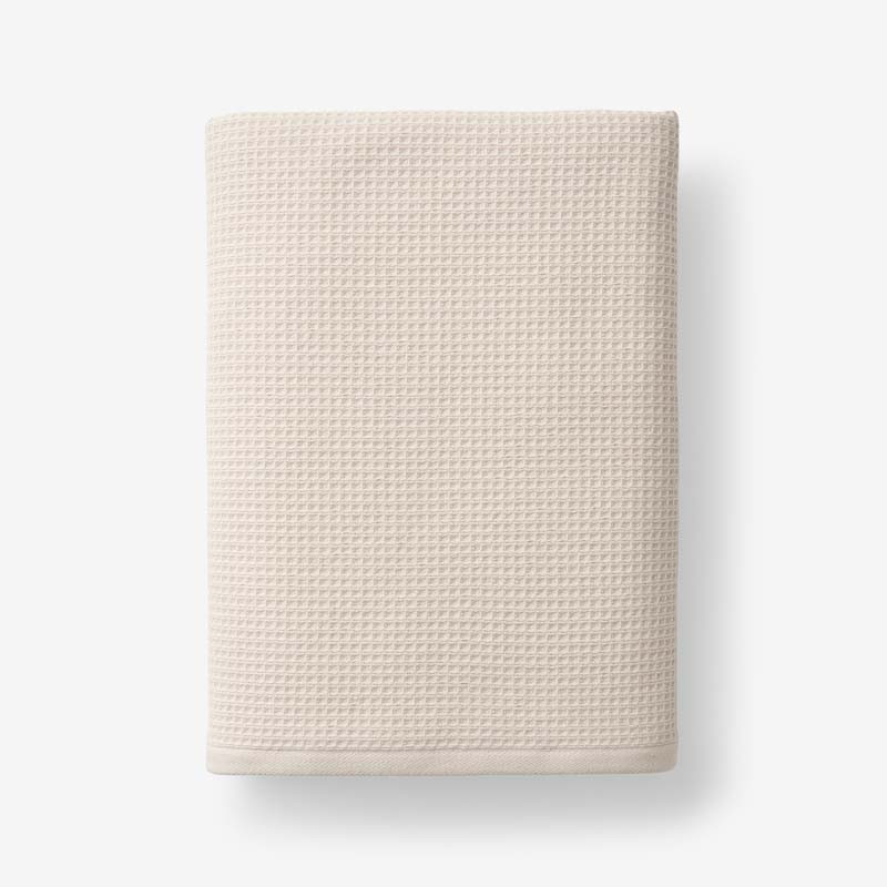 Waffle Bath Towel - Beige/Ivory, Size 30 In. x 54 In., Cotton/Rayon Made From Bamboo | The Company Store | The Company Store