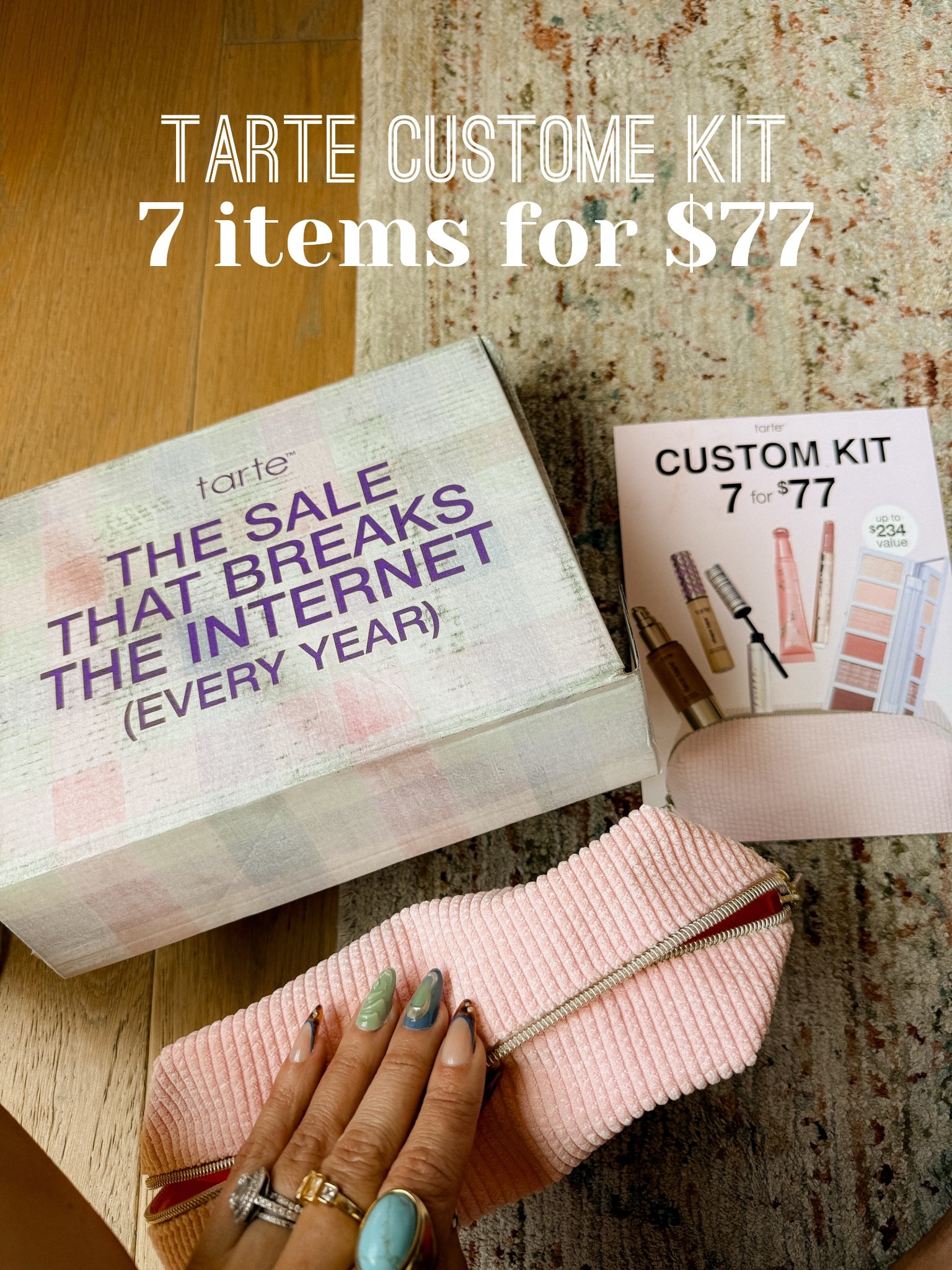 @Tarte customer kit ends soon!
7 full sized items for $77
+ free shipping!

#Ad #TartePartner

#LTKootd #LTKSaleAlert