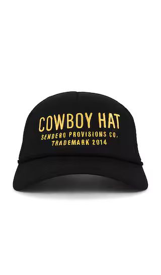 Cowboy Hat in Black And Gold | Revolve Clothing (Global)