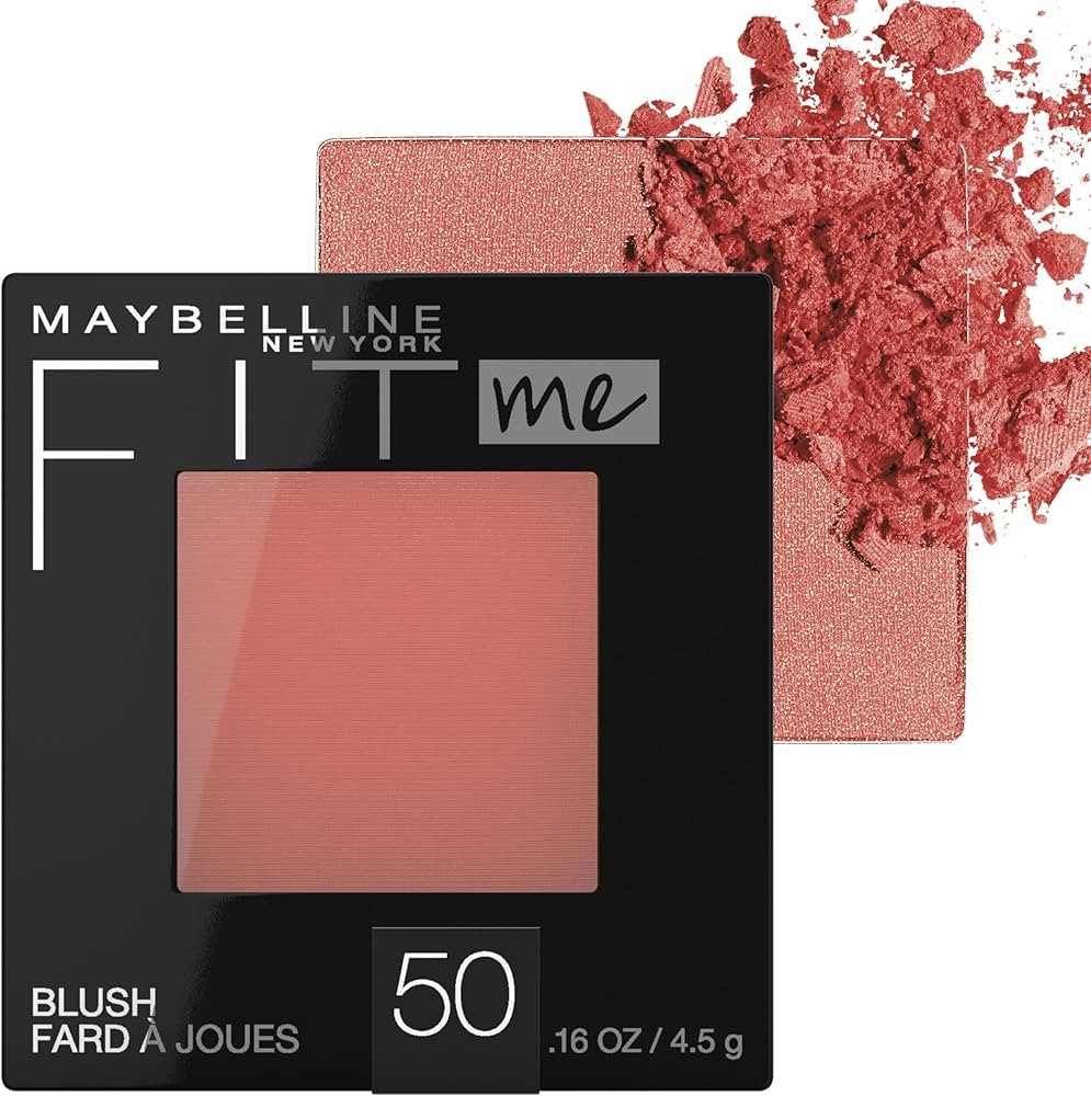 Maybelline Fit Me Blush, Lightweight, Smooth, Blendable, Long-lasting All-Day Face Enhancing Make... | Amazon (US)