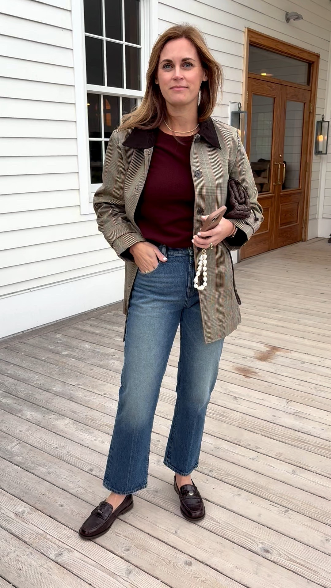 Jacket size XS
Sweater size small
Jeans size 25p for length (I’m 5’4)

#LTKOver40 #LTKStyleTip #LTKSeasonal