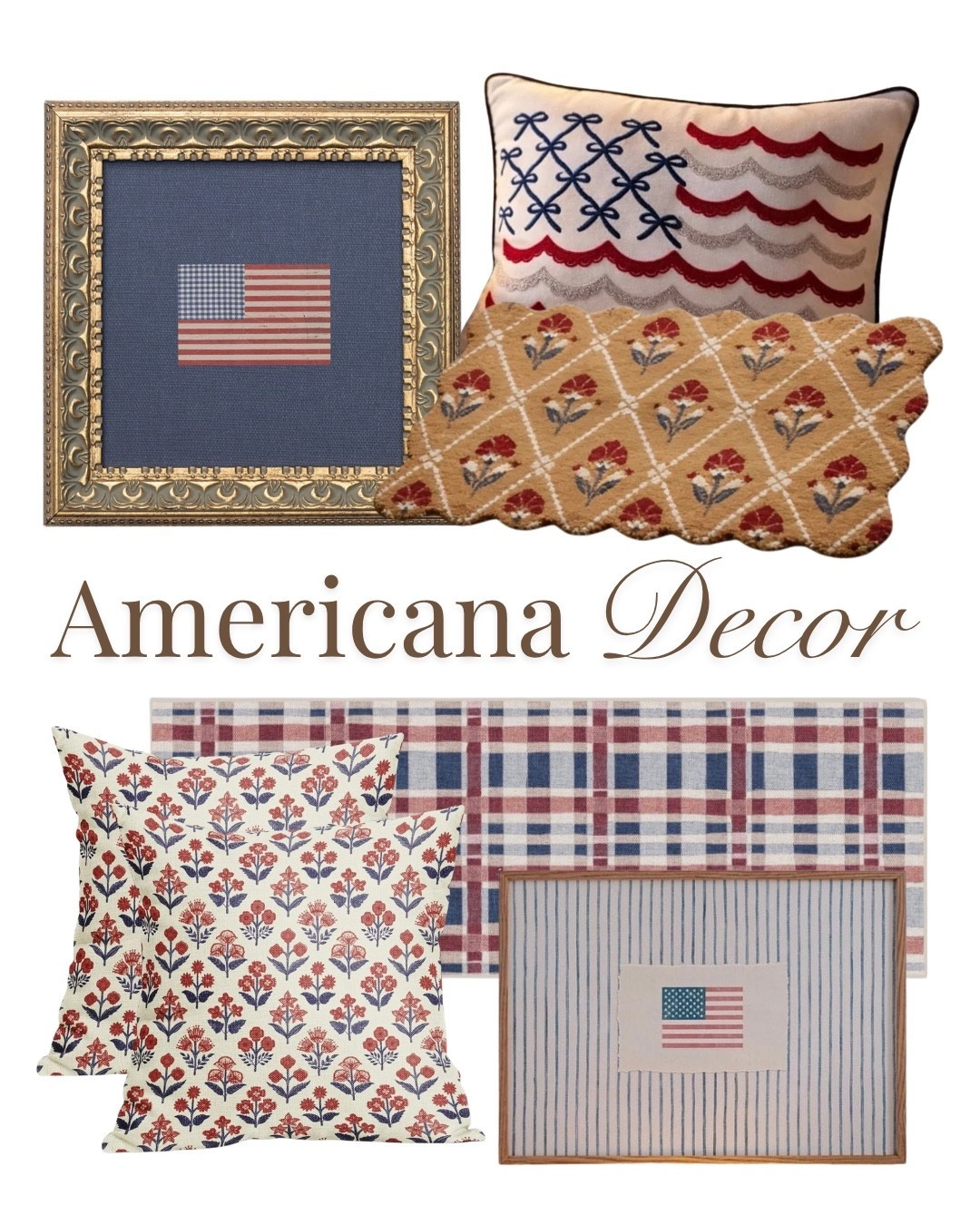 americana decor always feels nostalgic in the best way to me

vintage inspired flags, muted reds and blues, heritage patterns, and collected textures feel timeless without looking overly themed

linked all my favorite americana inspired finds here 🇺🇸🤍

#LTKSeasonal #LTKHome #LTKSaleAlert