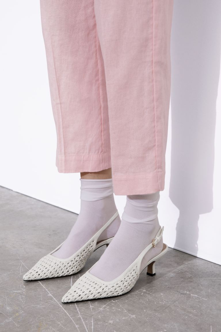 Braided Leather Pumps | H&M (UK, MY, IN, SG, PH, TW, HK)