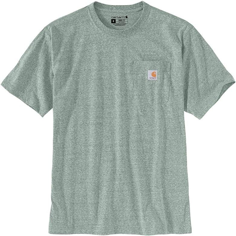 Carhartt mens K87 Workwear Short Sleeve T-shirt (Regular and Big & Tall Sizes) | Amazon (US)