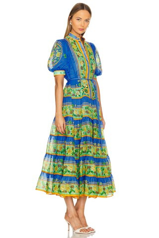 Alemais Linda Tiered Midi Dress in Cobalt from Revolve.com | Revolve Clothing (Global)