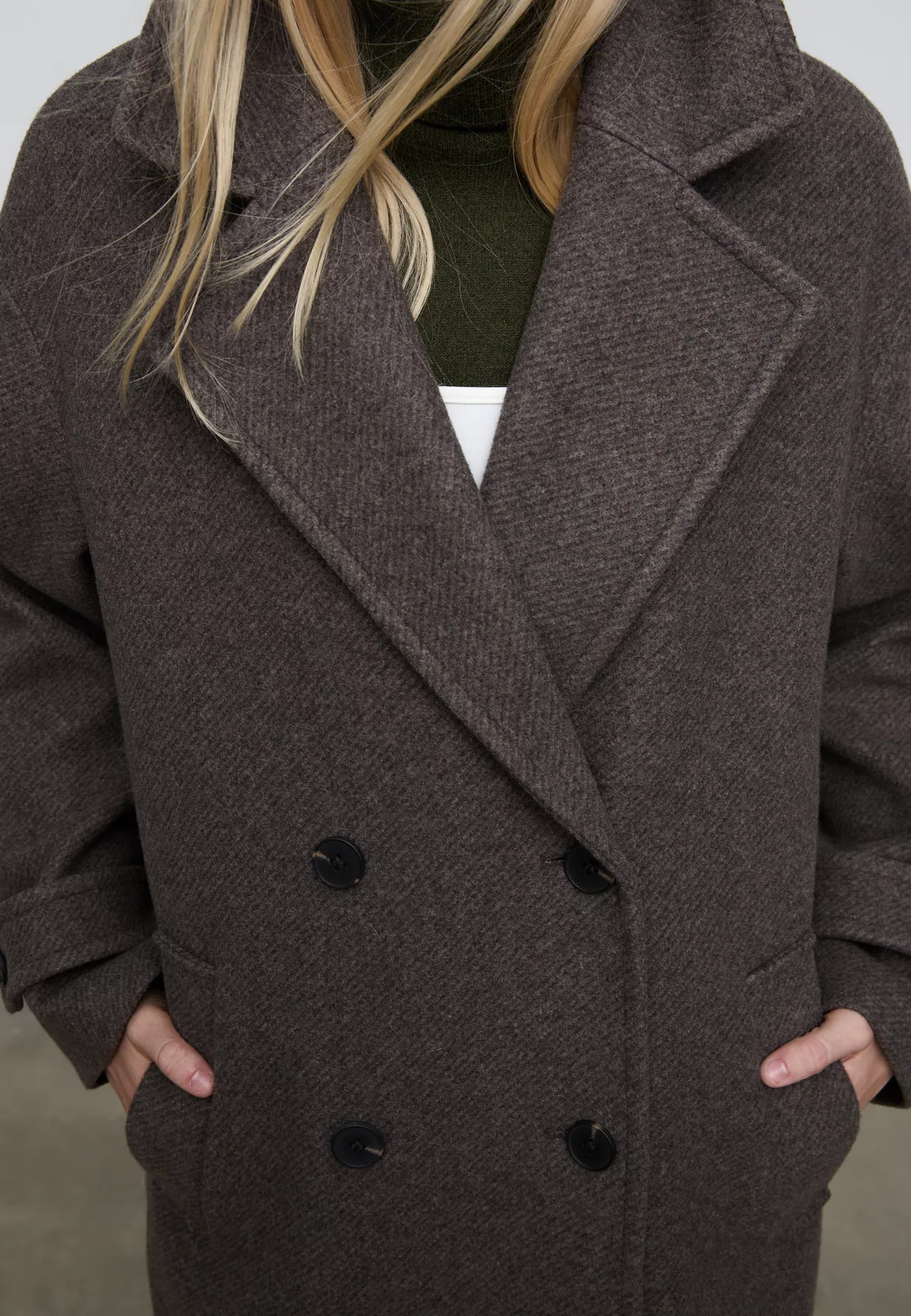 Long oversize coat - Women's fashion | Stradivarius United Kingdom | Stradivarius (UK)