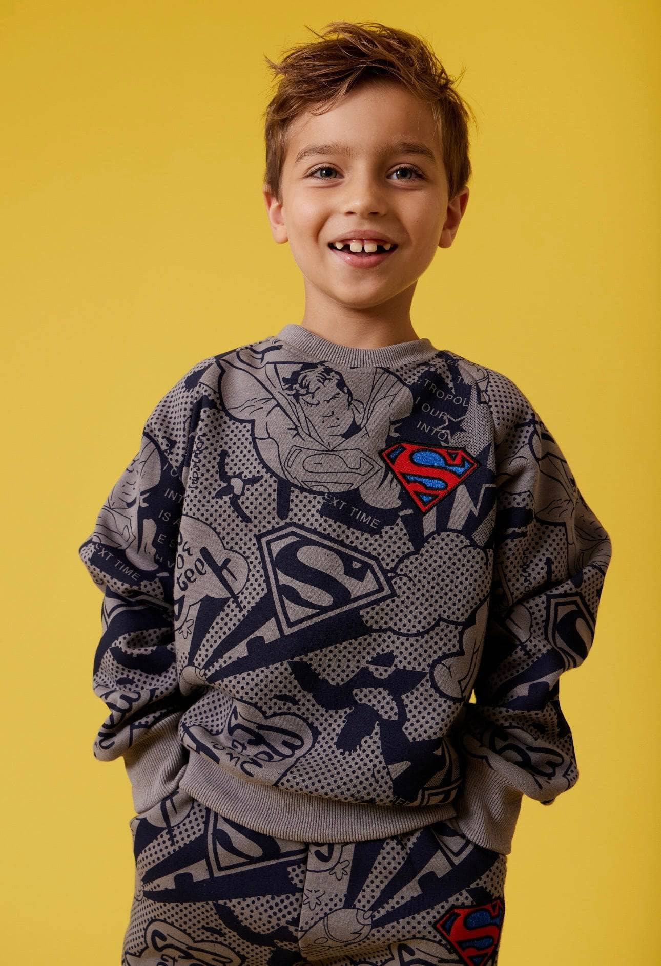 Superman™ Fleece Grey | Lola + The Boys