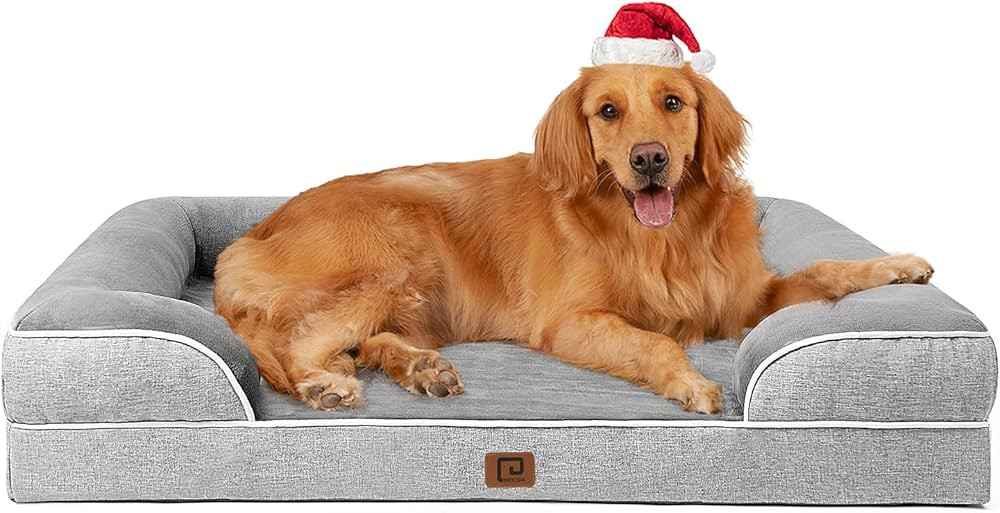 EHEYCIGA Orthopedic Dog Beds for Extra Large Dogs, Waterproof Memory Foam XL Dog Bed with Sides, ... | Amazon (US)