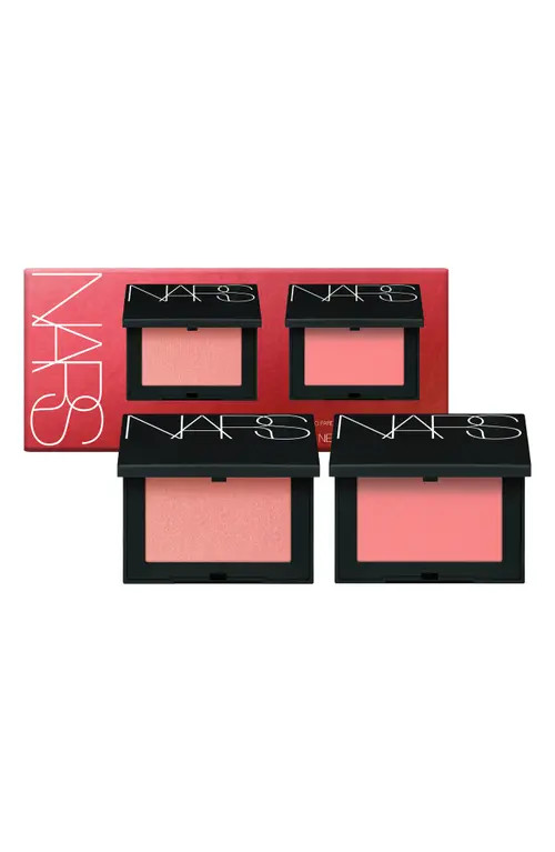 NARS Orgasm Matte & Glow Talc-Free Powder Blush Duo $68 Value in Orgasm/Orgasm Edge at Nordstrom | Nordstrom