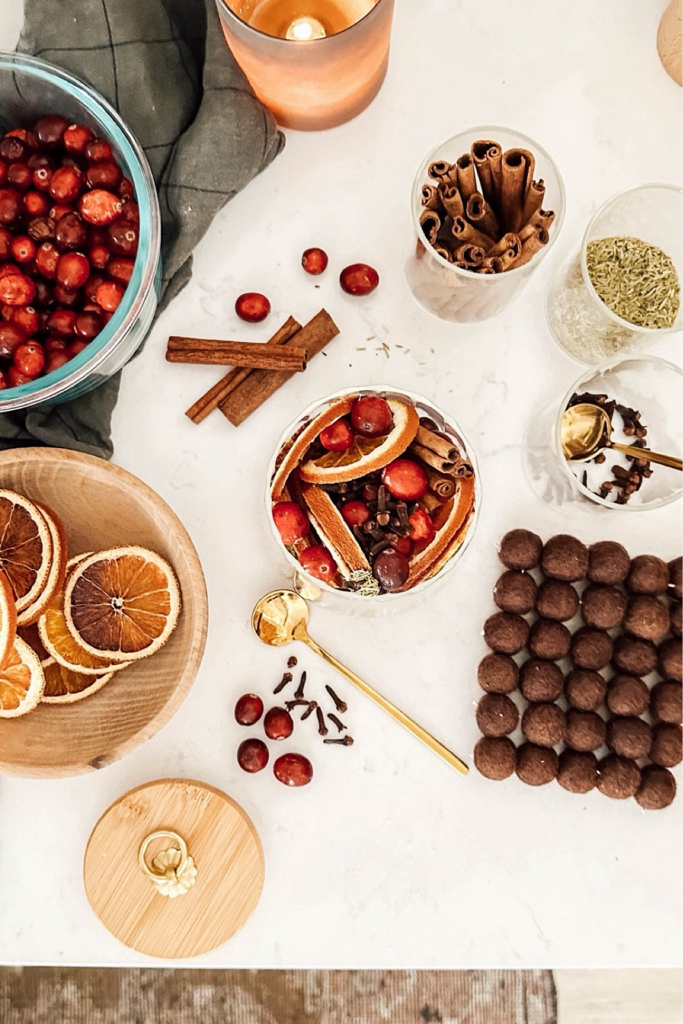 DIY Simmer Pot + Felt Ball Trivet🍊🎄
The perfect $20 gift for
neighbors, teachers, hostess and more! Don't forget to save this easy project so you can make it too.
#handmadeholiday #teachergift #diychristmas #simmerpot #teachergifts #hostessgift #diygift

#LTKover40 #LTKHoliday #LTKSeasonal
