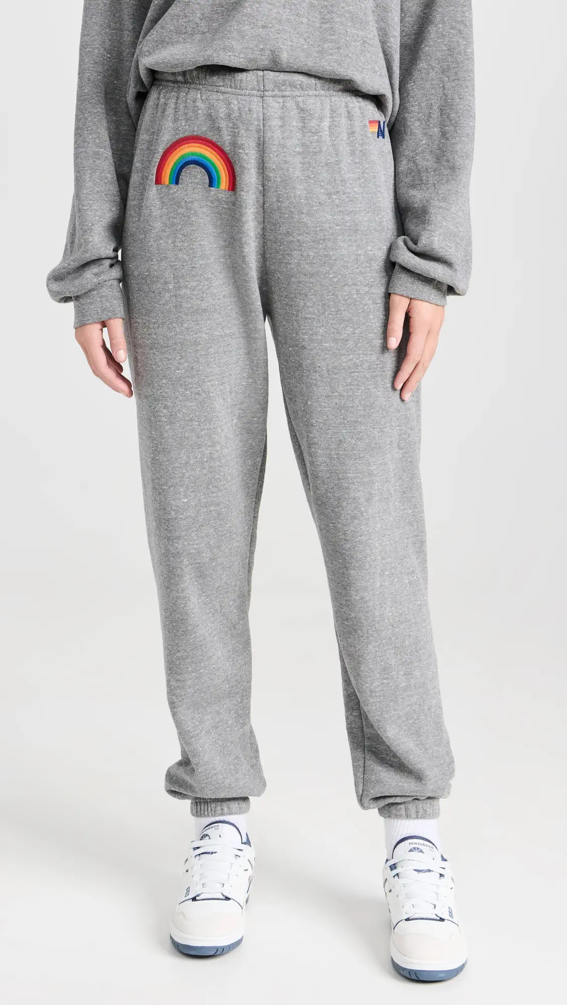 Aviator Nation Rainbow Embroidery Sweatpants | Shopbop | Shopbop