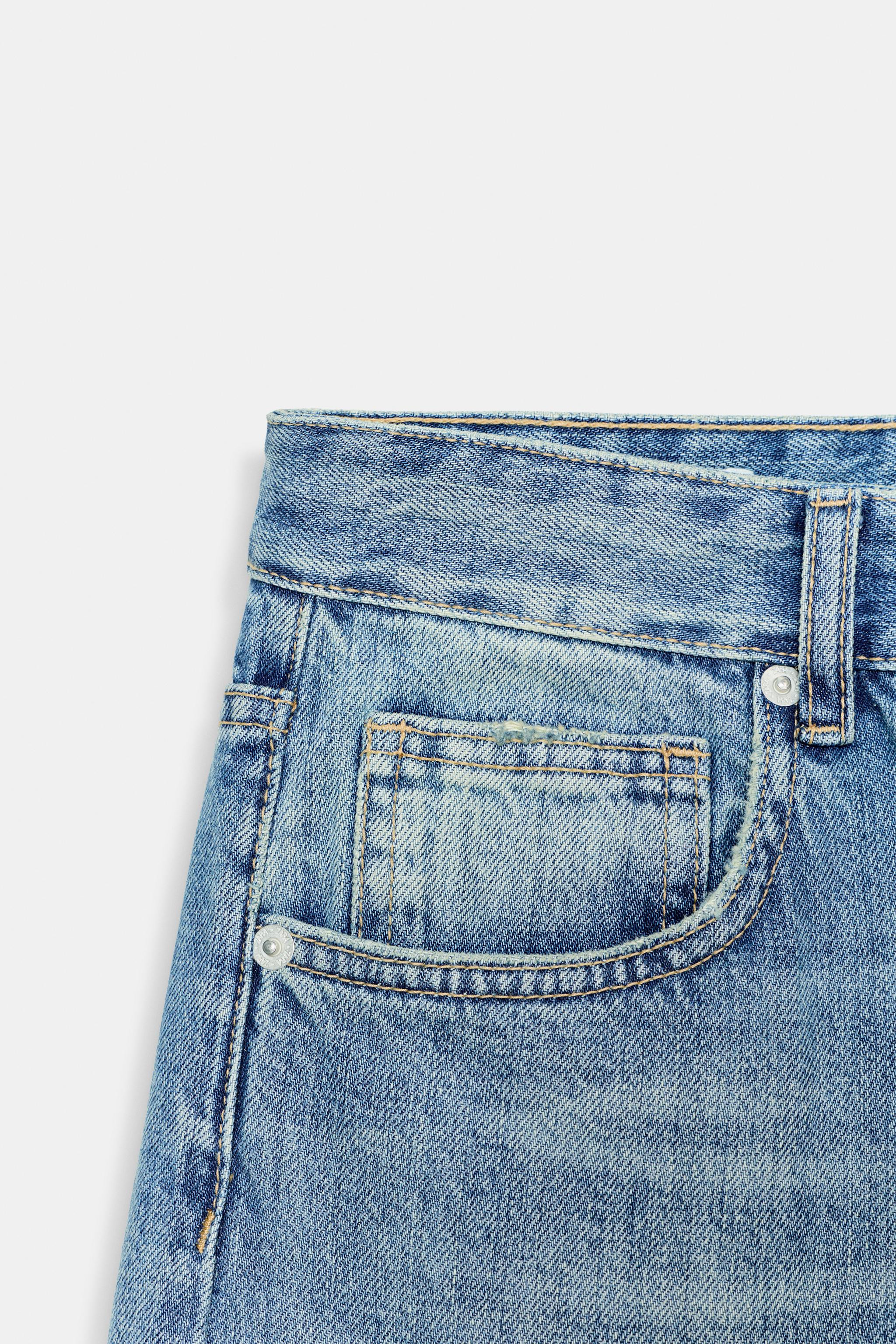 TRF WIDE-LEG HIGH-WAIST JEANS | Zara UK
