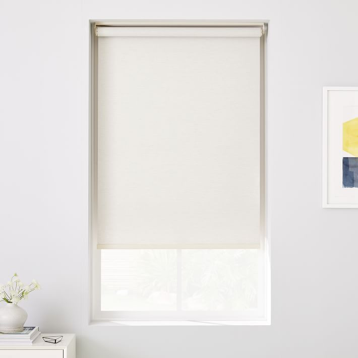 Custom Size Woven Cordless Roller Shades | West Elm (US)