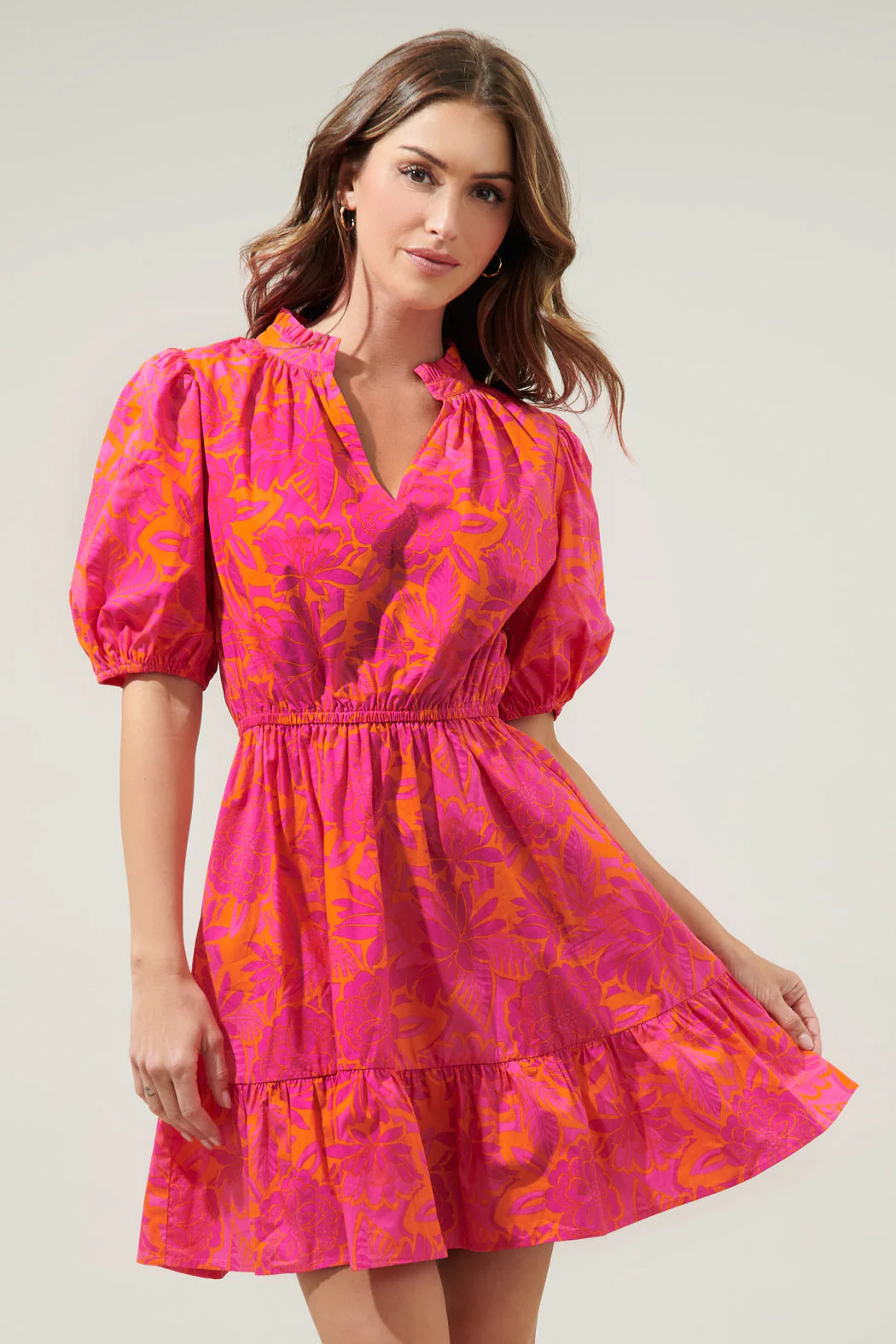 Bali Tropics Marissa Mini Poplin Dress | Sugarlips
