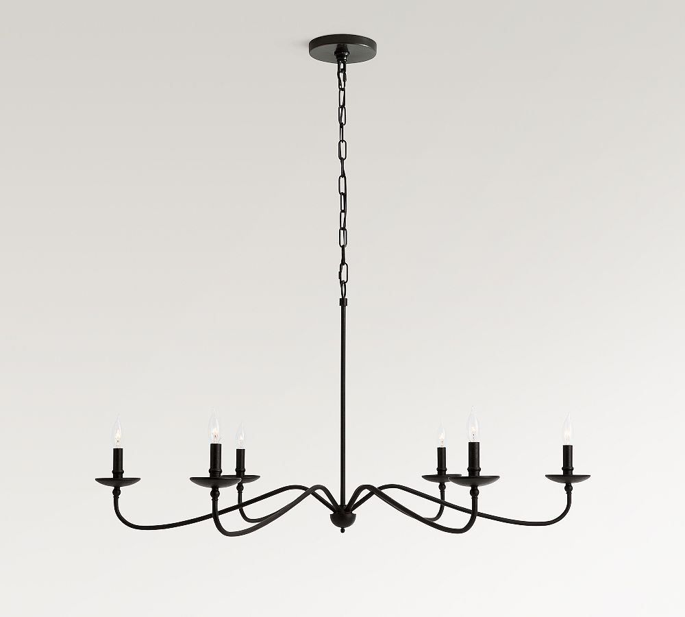 Lucca Iron Chandelier (38"-50") | Pottery Barn (US)