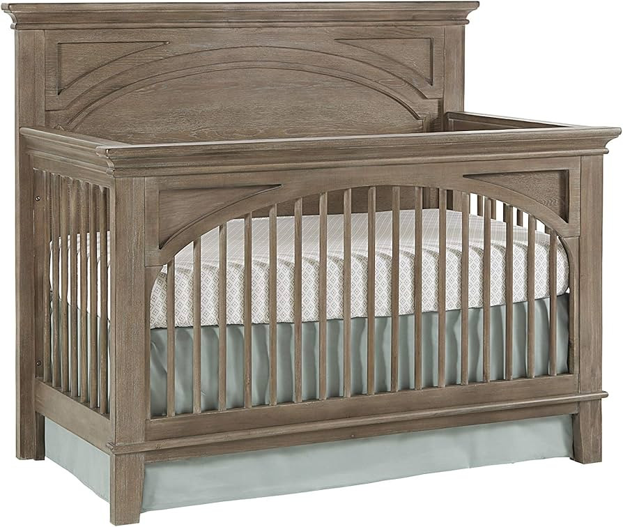 Westwood Design Leland 4 in 1 Convertible Crib with Spindle, Stone Washed | Amazon (US)
