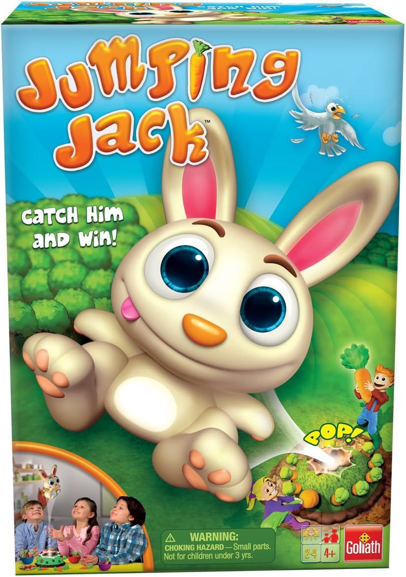 Jumping Jack Game by Goliath — Pull Out a Carrot and Watch Jack Jump | Amazon (US)