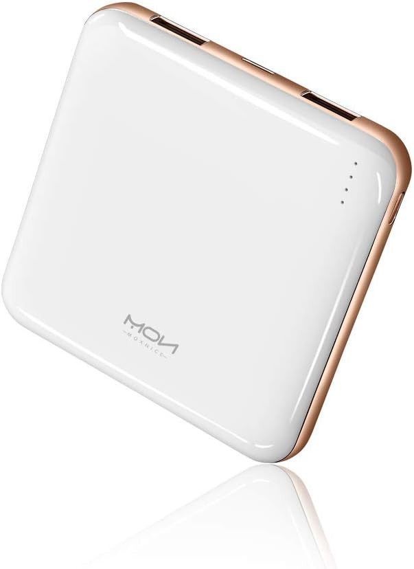 MOXNICE Power Bank Portable Charger 10000mAh, Smallest and Lightest Battery Pack with 2 Outputs f... | Amazon (US)